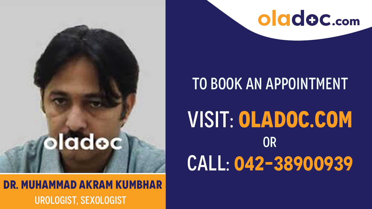 Book appointment with Dr. Muhammad Akram Kumbhar-best  Urologist Islamabad
